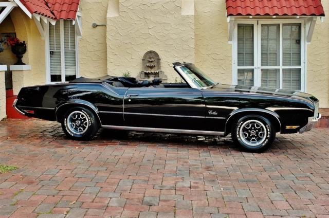 1972 Oldsmobile Cutlass Supreme Convertible Stunning Triple Black - photo 4