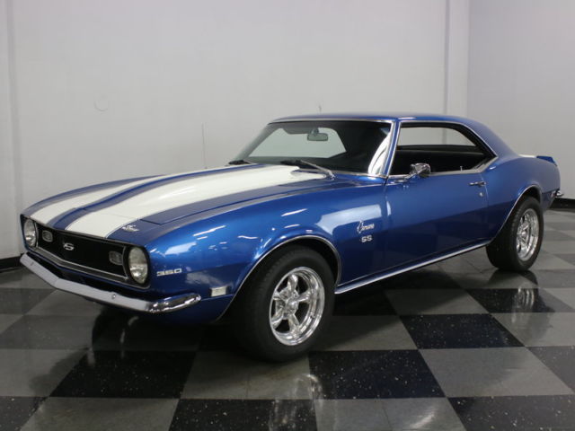 FACTORY CORRECT GROTTO BLUE, 350 V8, AUTO, PS, PWR FRONT DISCS, LOOKS/RUNS GREAT 1968 Chevrolet Camaro SS