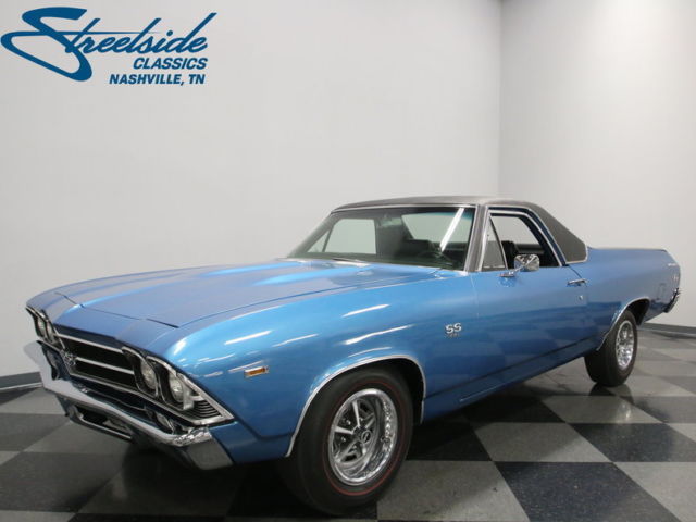 FACTORY CORRECT LEMANS BLUE, NEW BUMPERS, BIG BLOCK 396CI V8, TH400 TRANS, NICE! 1969 Chevrolet El Camino