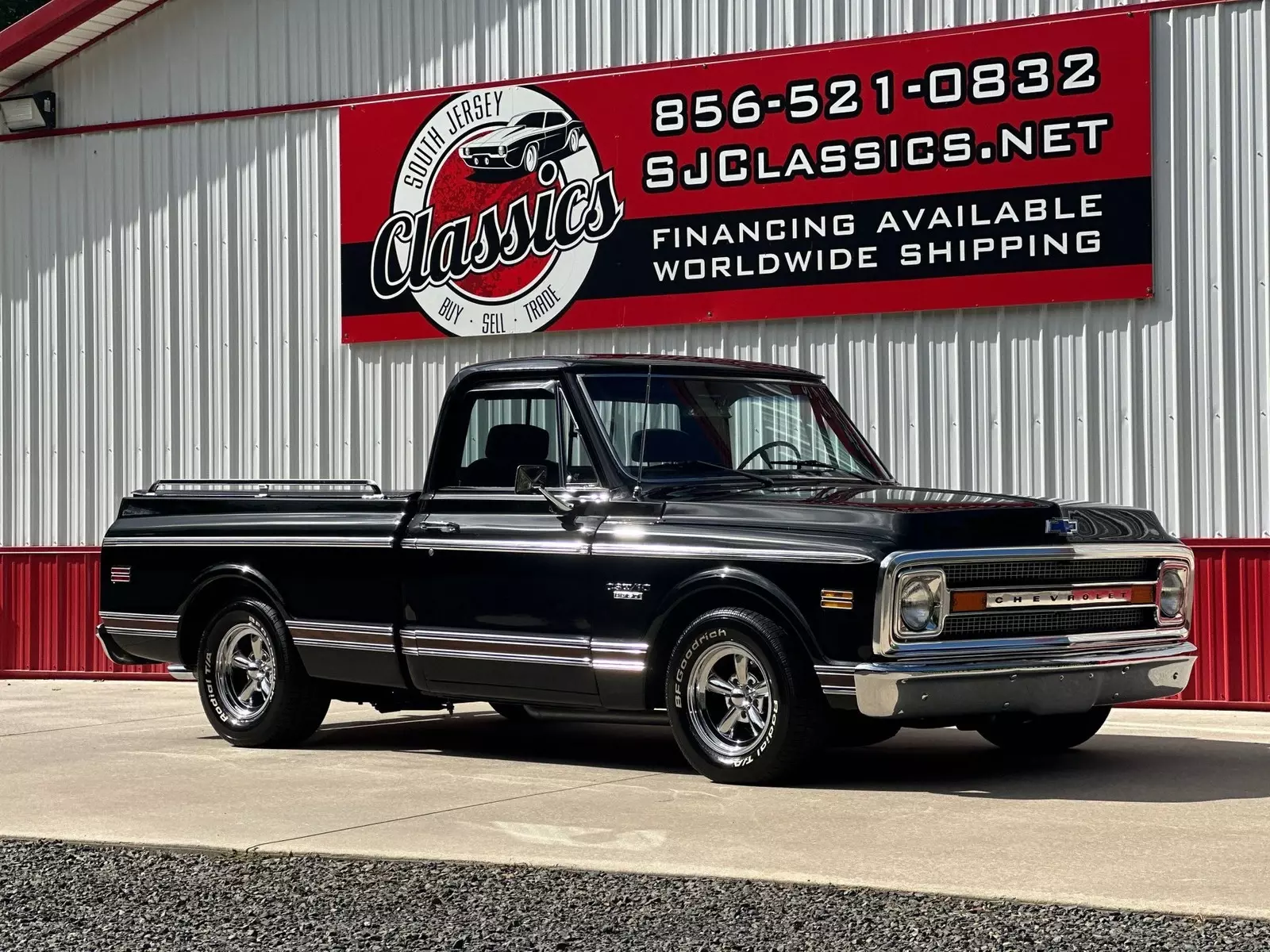 Factory CST 10 Shortbed Factory Black 350 V8 A/C All Power 1969 Chevrolet CST 10 Short Bed Factory Black 350 V8 Auto A/C All Power