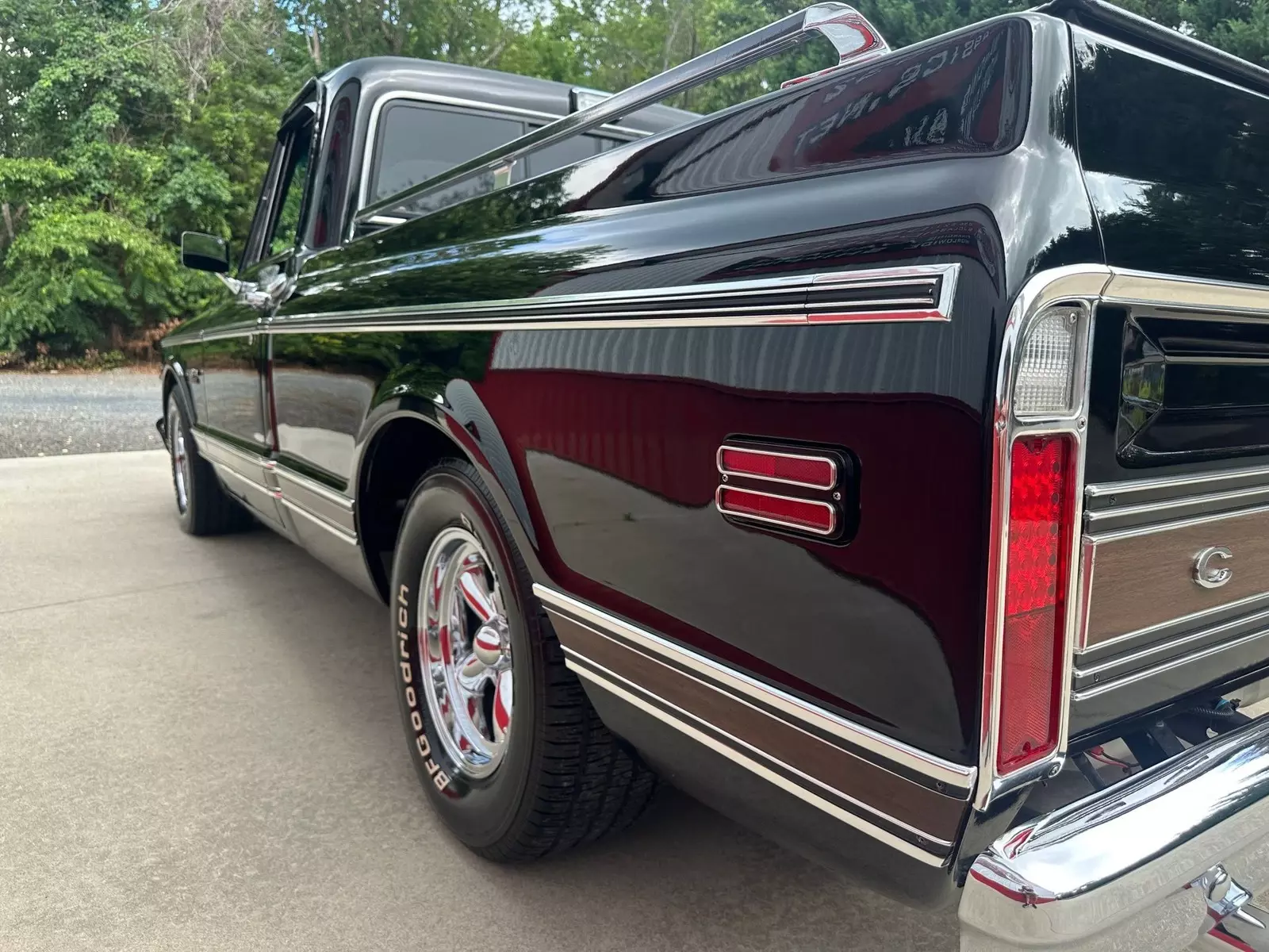 1969 Chevrolet CST 10 Short Bed Factory Black 350 V8 Auto A/C All Power - photo 13