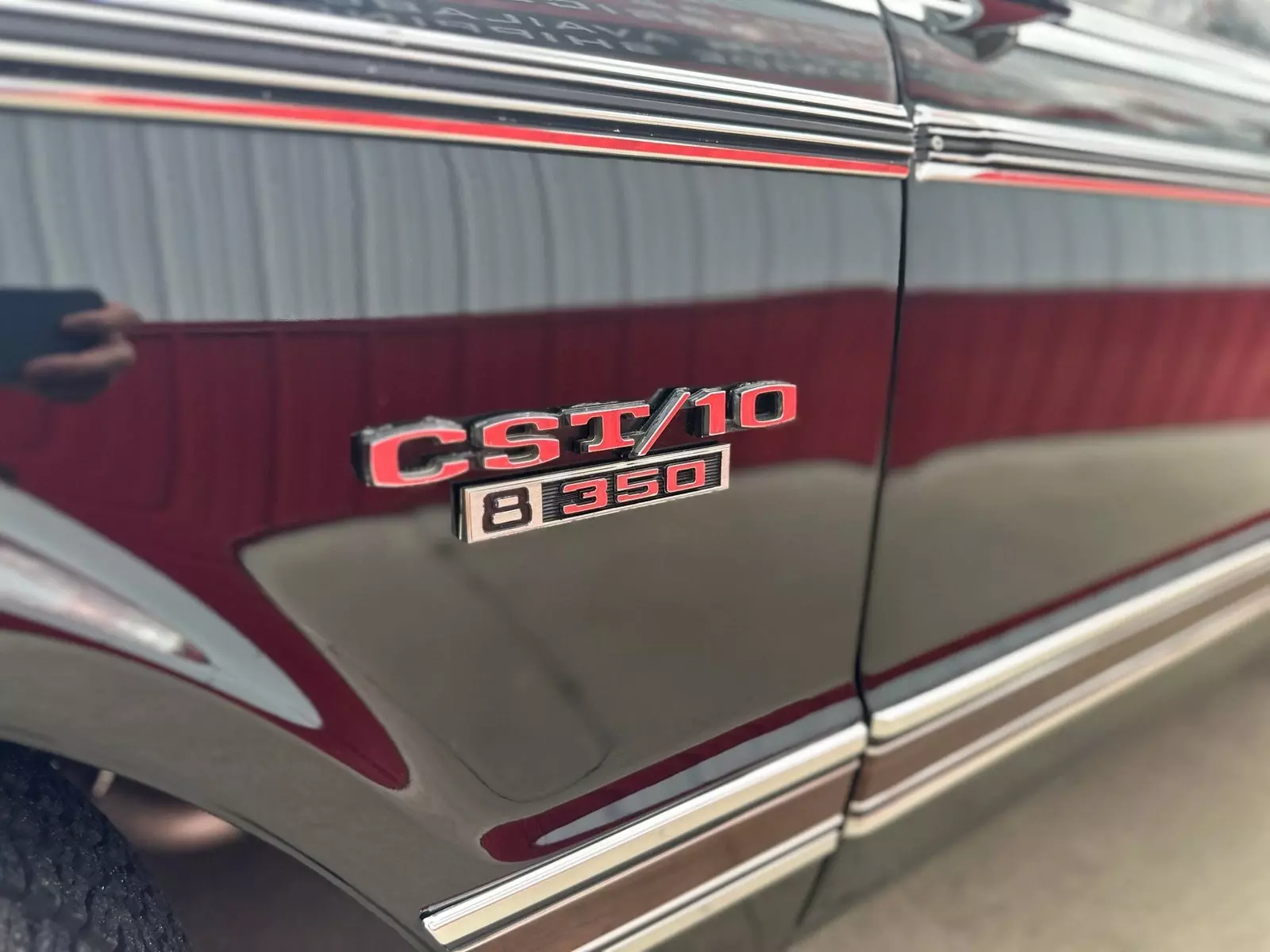 1969 Chevrolet CST 10 Short Bed Factory Black 350 V8 Auto A/C All Power - photo 4