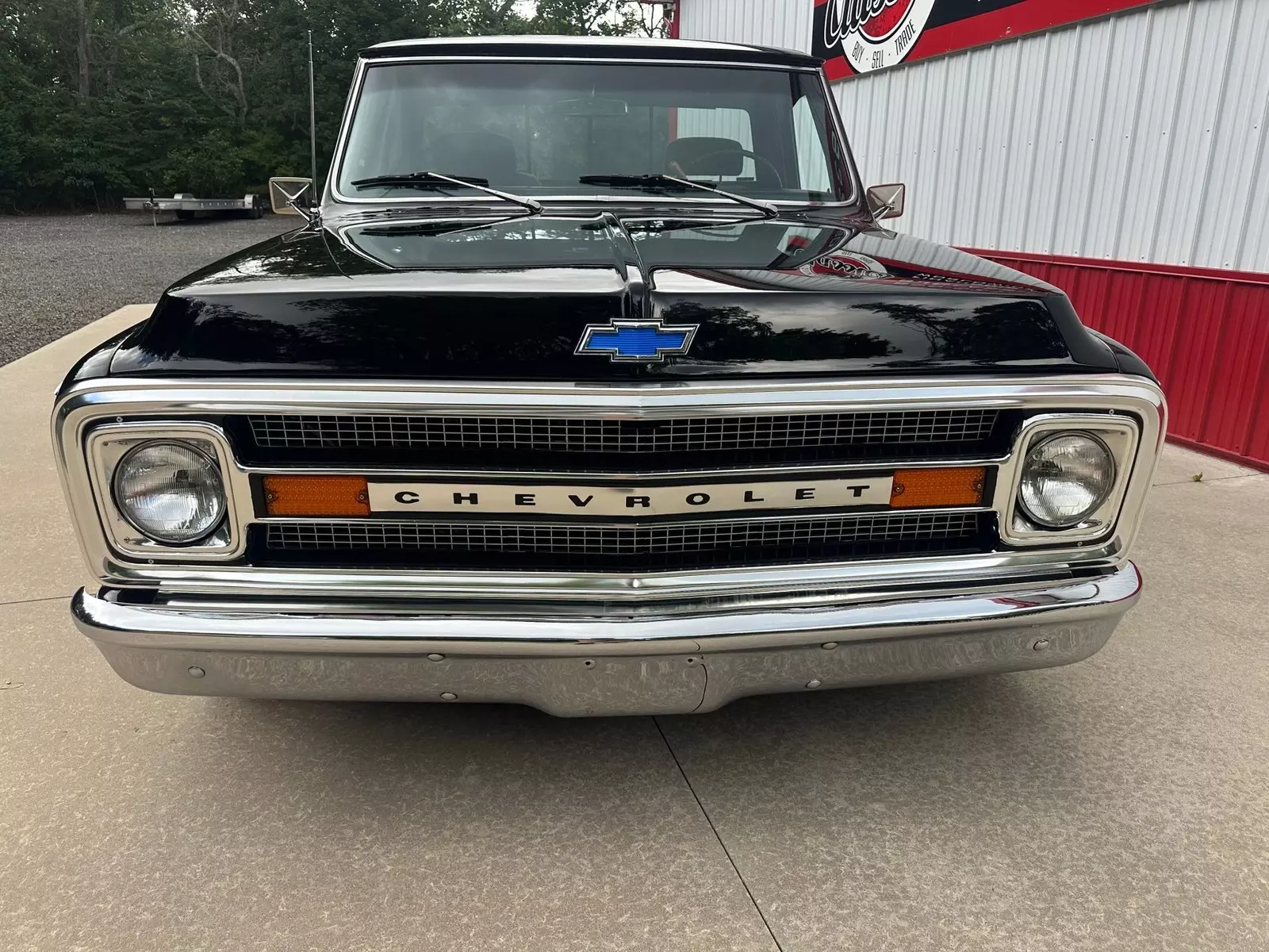 1969 Chevrolet CST 10 Short Bed Factory Black 350 V8 Auto A/C All Power - photo 7