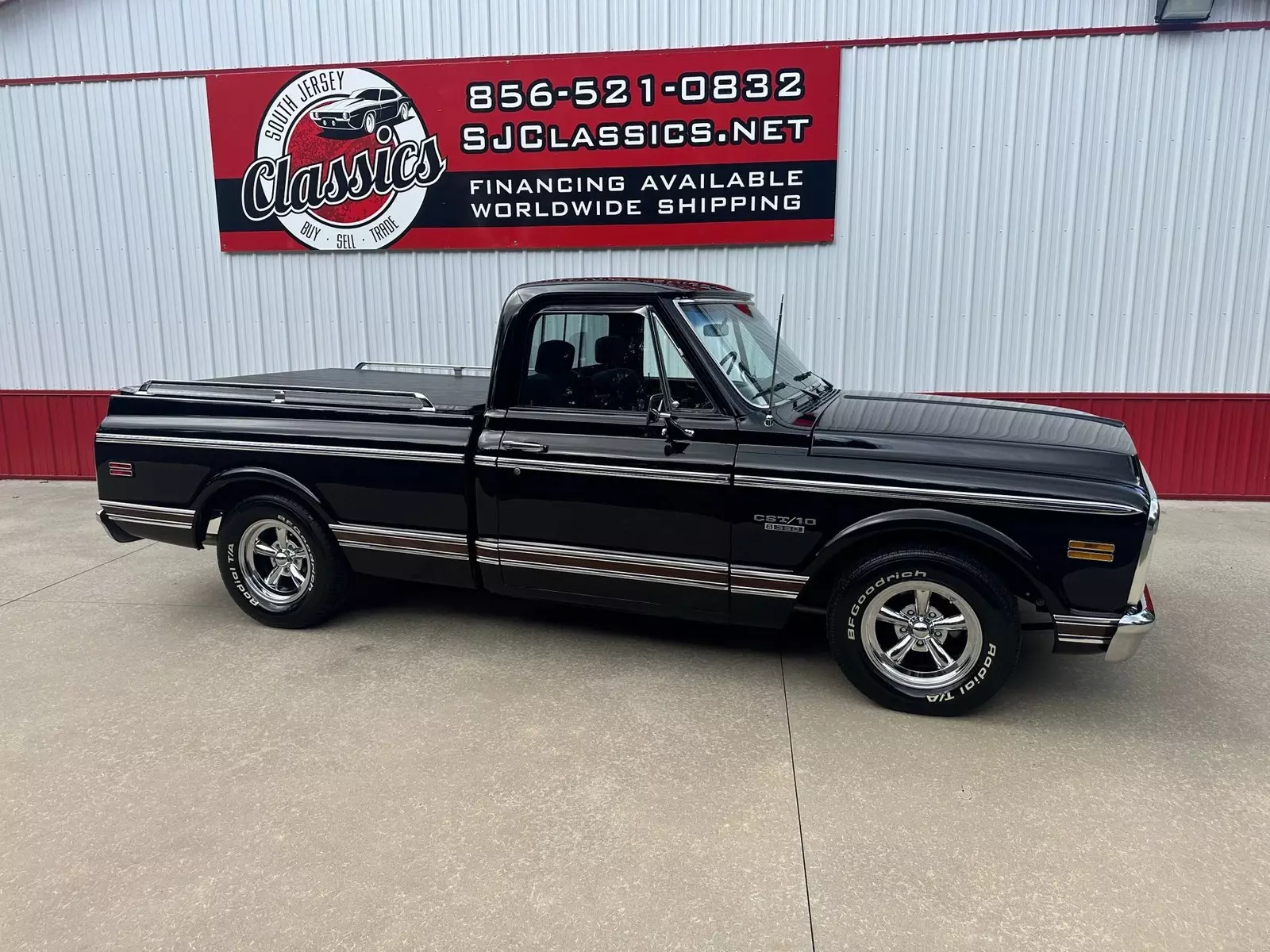 1969 Chevrolet CST 10 Short Bed Factory Black 350 V8 Auto A/C All Power - photo 8