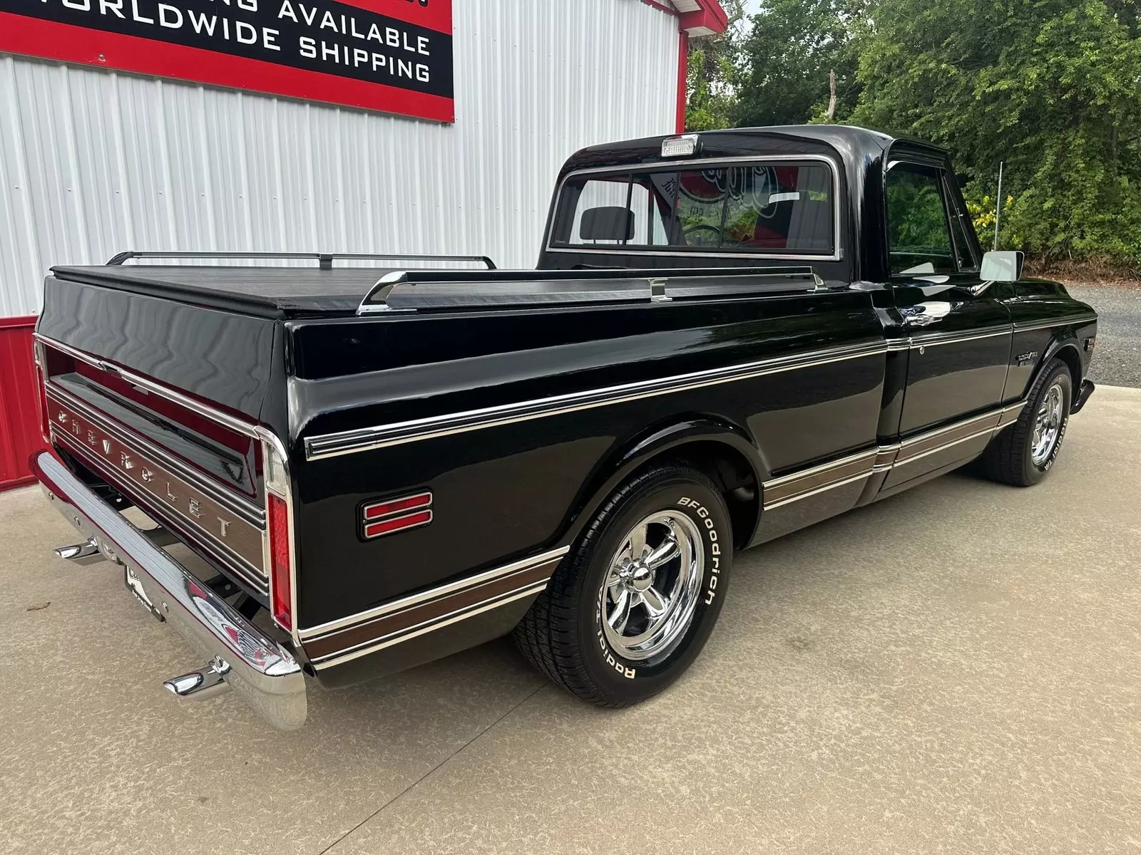 1969 Chevrolet CST 10 Short Bed Factory Black 350 V8 Auto A/C All Power - photo 9