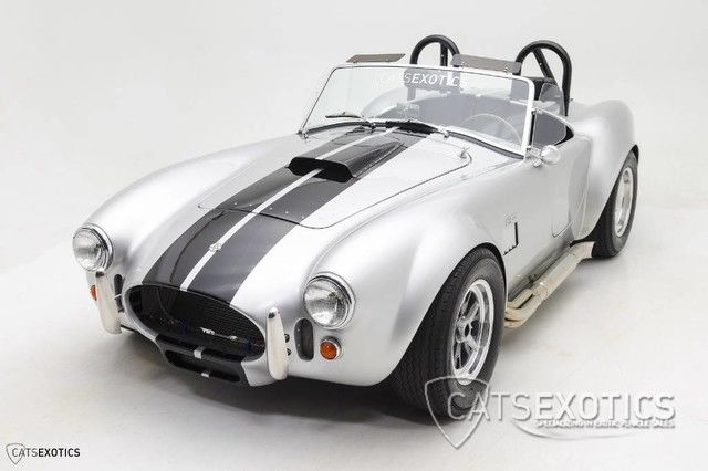 Factory Five Carbon Fiber Body MK1 302 V8 Silver Low Miles 1965 Shelby Cobra MK1 Replica