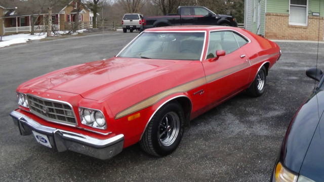 Factory "N" code 429 cubic inch 4 barrel carb, one of 939 made. Original paint. 1973 Ford Torino