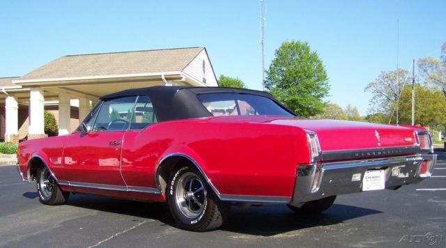 1967 Oldsmobile Cutlass 442 CONVERTIBLE 400 4BBL V8 AUTO GA CAR PROTECT O PLATE - photo 2