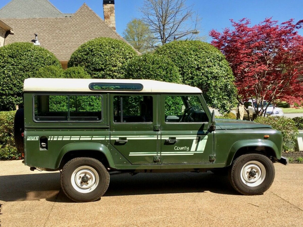 Factory Original 3.5L V8 - Land Rover 110 County SW - Time Capsule 1987 Land Rover Defender County SW