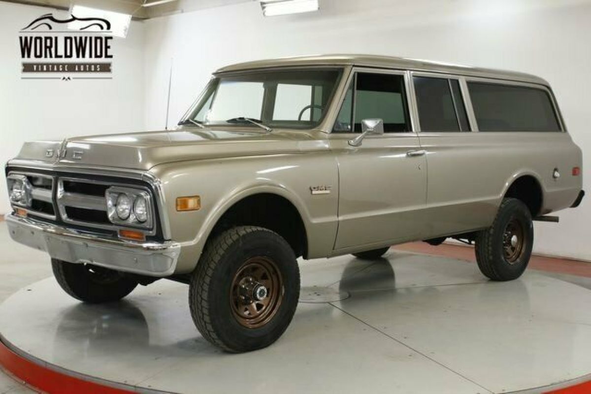 Factory V8 3 Row Seating Ps Pb Collector 1972 GMC Suburban