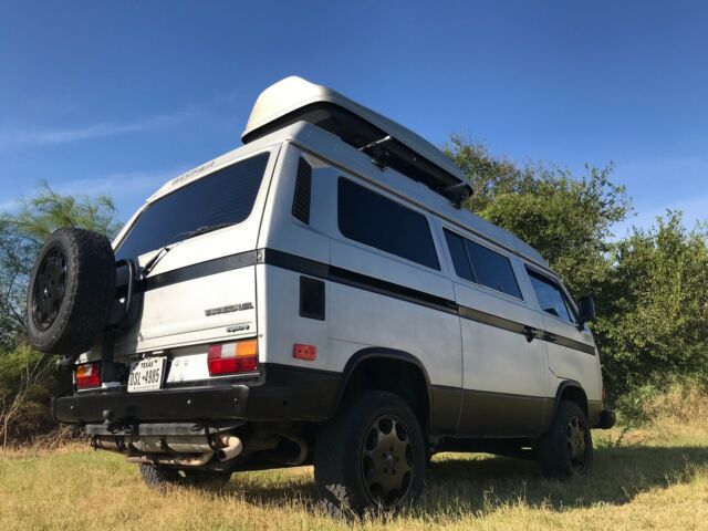 Factory Westfalia Syncro 4WD Poptop Camper VW AC Power Steering 1986 Volkswagen Bus/Vanagon Westfalia