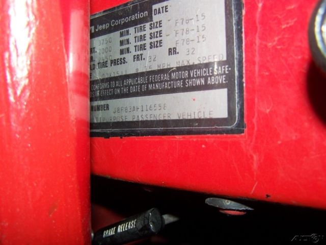1978 Jeep CJ CJ-5 304 V8 "H" CODE 4BBL 4-SPEED 4X4 NEAT OLE RIG - photo 9