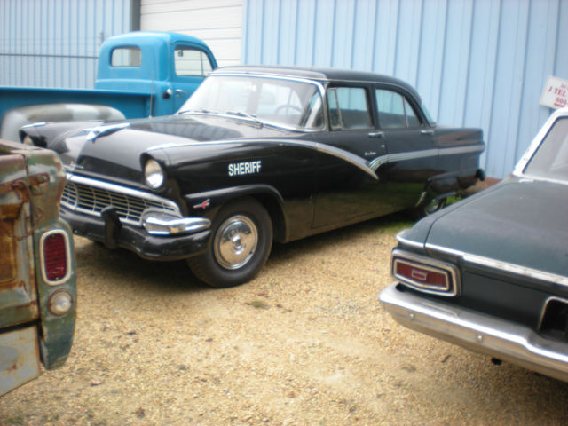 FAMOUS 1956 FORD FAIRLANE TOWN SEDAN IN NEW (LOVING MOVIE) SHERIFF CAR 292 FORD 1956 Ford Fairlane FAIRLANE
