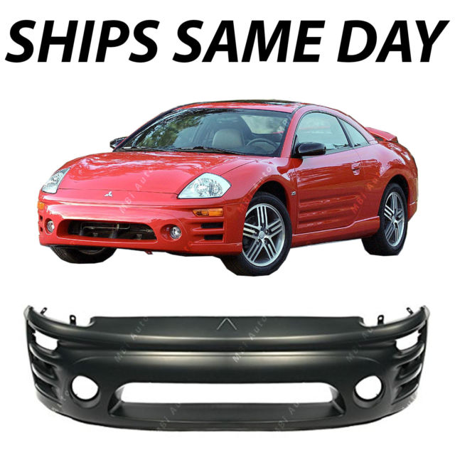 Fast & Free Shipping! 10 Year Unlimited Warranty! New Primered - Front Bumper Cover Fascia For 2002-2005 Mitsubishi Eclipse 02-05