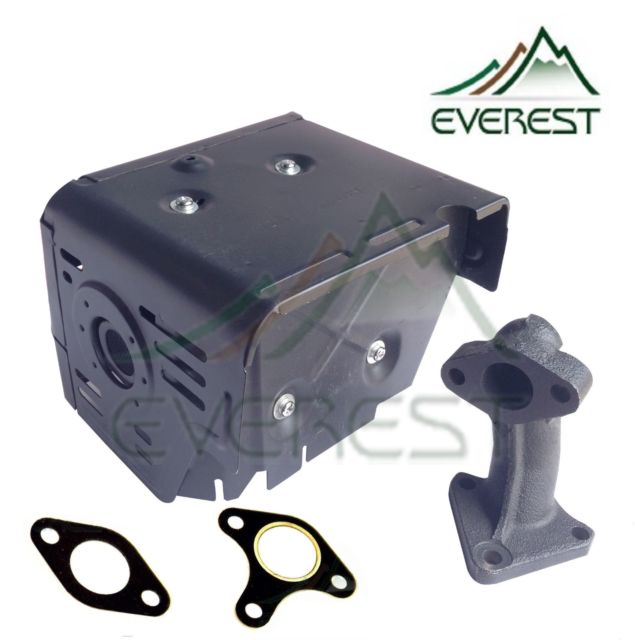 FAST SHIPPING! 1 YEAR WARRANTY! New Muffler Exhaust Assembly Manifold 11HP & 13HP Fits Honda GX340 GX390
