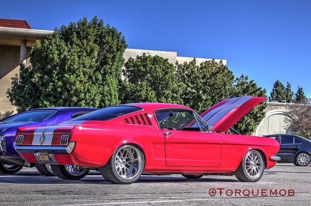 Fastback Mustang Pro Touring Resto Mod Coyote SEMA 1965 Ford Mustang Fastback