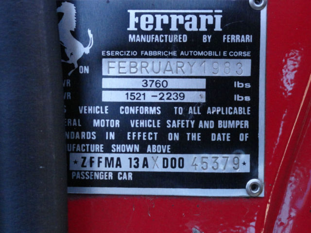 1983 Ferrari 308 308, GTSi, QV - photo 12