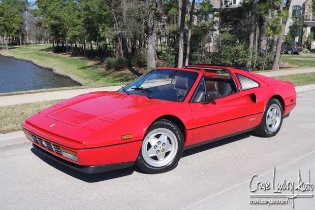 Ferrari 328GTS Loaded leather premium Crave Luxury Auto 281-651-2101 1988 Ferrari 328