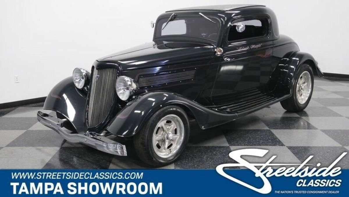 FI 5.0 V8 4 SPEED AUTO 4 WHEEL DISC SUSPENSION R134A A/C KNOCK OFF WHEELS 1934 Ford Other Coupe