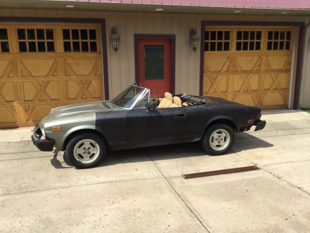 Fiat 124 Spider 1982 - Barn Find - Estate Sale!! - Great Project! NO RESERVE!!! 1982 Fiat 124 Spider