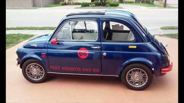 fiat 500 abarth 1972 complete redone abarth style 1972 Fiat 500