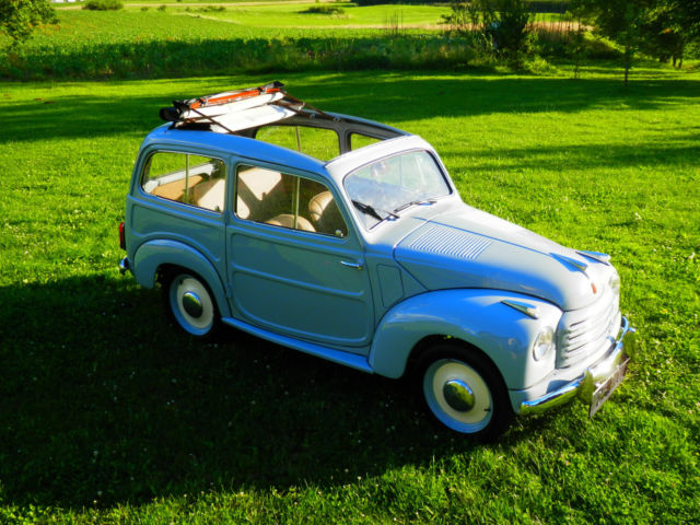 FIAT 500 C TOPOLINO BELVEDERE, YEAR OF PRODUCTION 1954, FULL RESTORED, RARE 1954 Fiat Other Cabrio