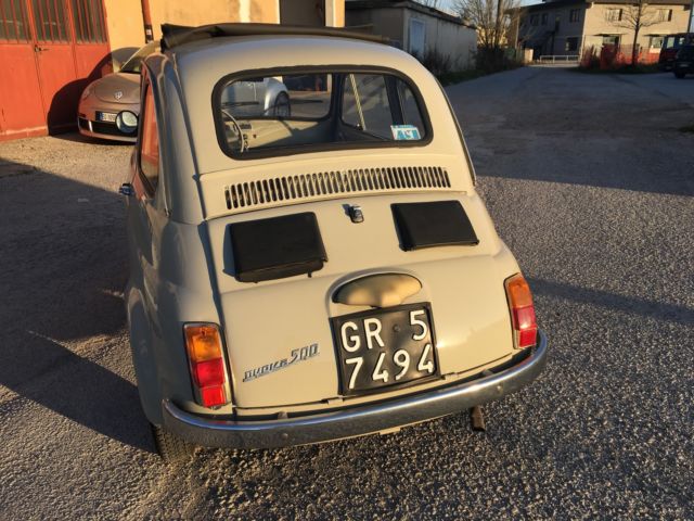 1967 Fiat 500 Beige Chiaro with Ocra/White interior ORIGINAL - photo 6