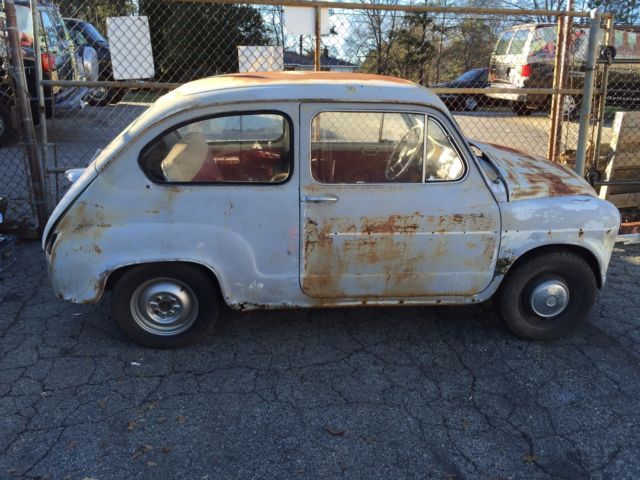 Fiat 600 600D microcar other bigger than 500 abarth electric car donor empi vw 1964 Fiat Other OTHER Abarth