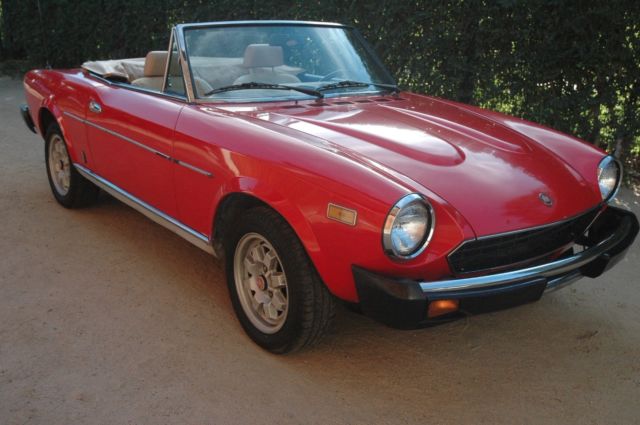 Fiat Spider 1982 Convertible, original owner, California car, always garaged 1982 Fiat Other 2000
