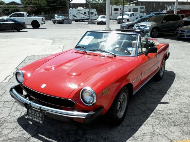 1981 Fiat 2000 SPIDER BY PININIFARINA - photo 8