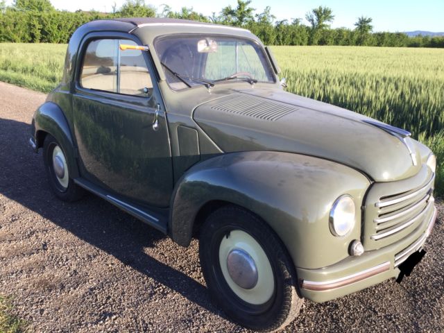 1949 Fiat 500 C Coupe convertible 2 doors, 2 seats - photo 2