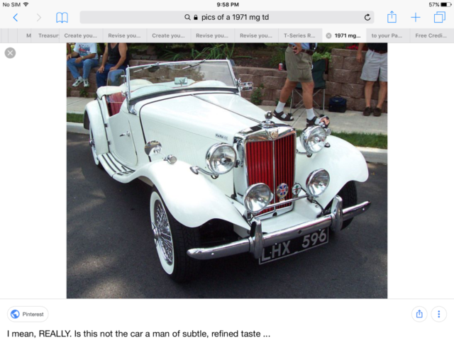 fiber fab mg td gm chassi and drive train 1952 MG T-Series REPLICA
