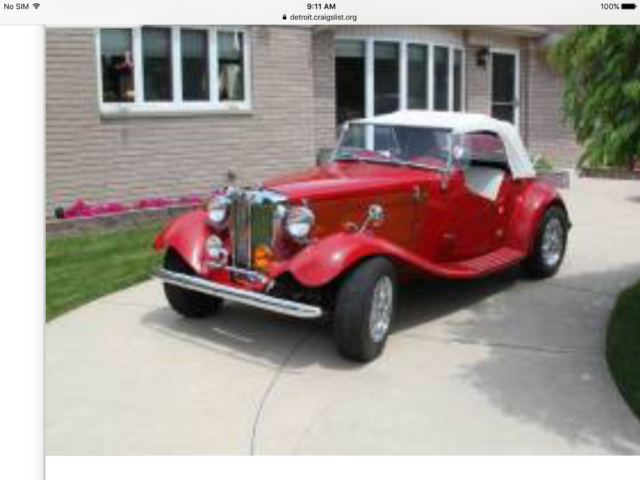 1952 MG T-Series REPLICA - photo 2