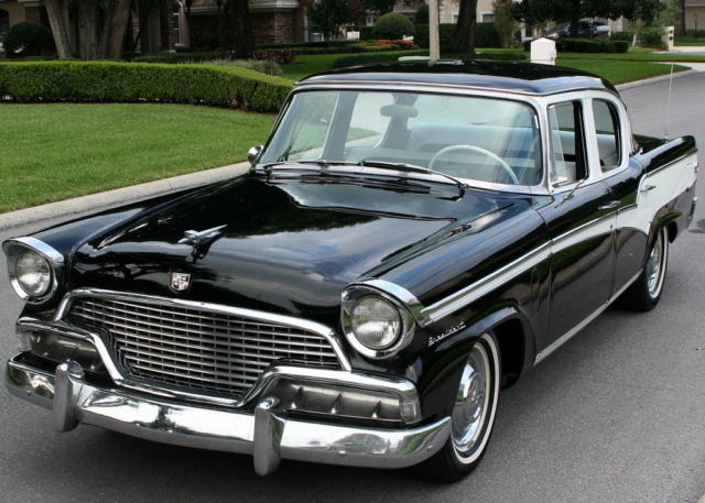 FINNED V-8 RESTORED -1956 Studebaker President - 1K MILES 1956 Studebaker PRESIDENT SEDAN - RESTORED - 800 MILES