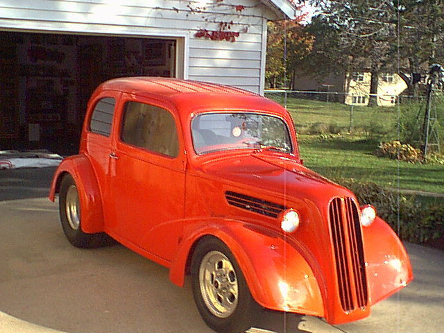 Fireball Red 1938 Anglia Gasser Now PRO STREET Only 2 in the USA 1938 Other Makes Anglia