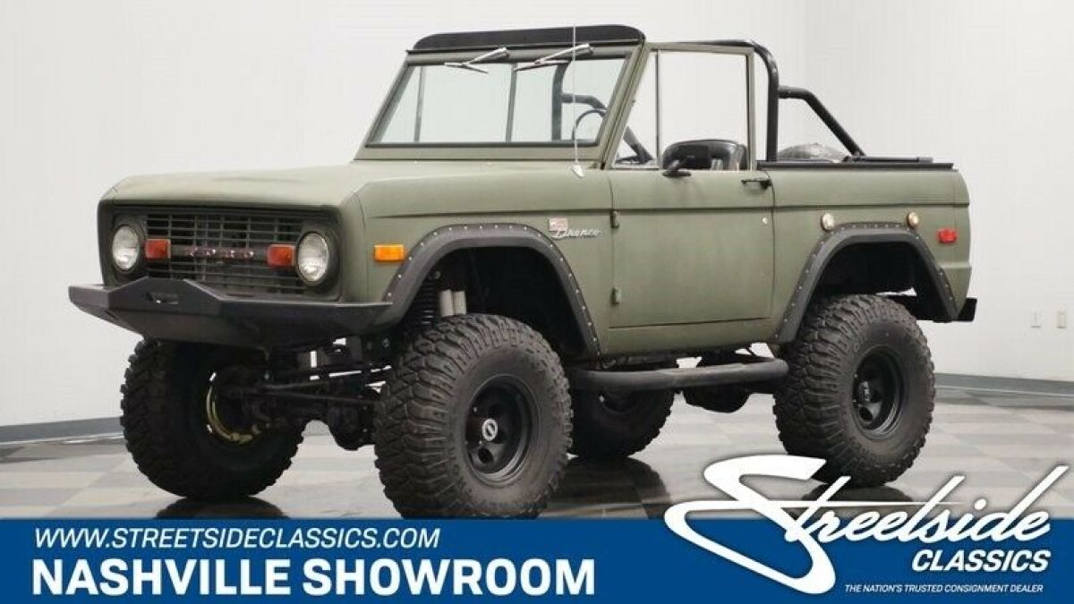 first generation Bronco Dana axles four wheel discs 347 stroker motor 1973 Ford Bronco