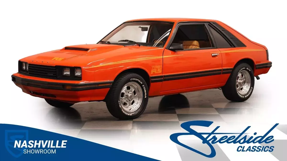 First year fox body platform 2.3L Turbo manual transmission 1979 Mercury Capri RS Turbo