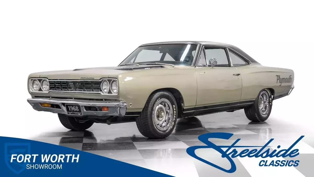 First Year Road Runner! Rebuilt 383 V8, Auto, PS, Factory Colors, Cool Mopar! Dr 1968 Plymouth Road Runner