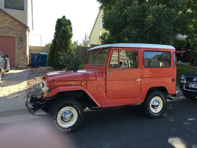 1969 Toyota Land Cruiser Red with White Top - photo 5