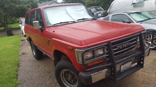 FJ62 automatic EFI 6 cylinder 1988 Toyota Land Cruiser 4door with rear hatchback