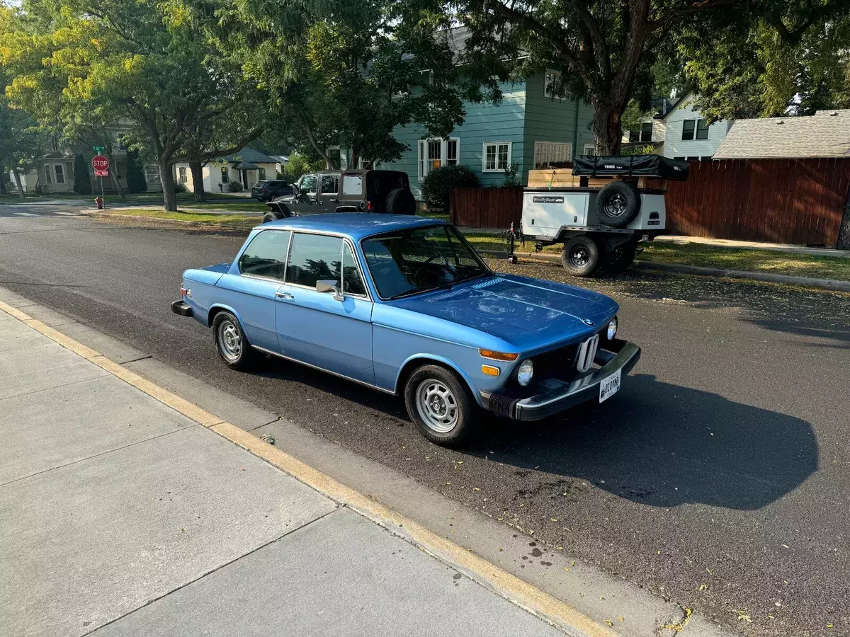 Fjord Blue with blue interior, Mechanically Sound, Lots of mechanical upgrades 1976 BMW 2002