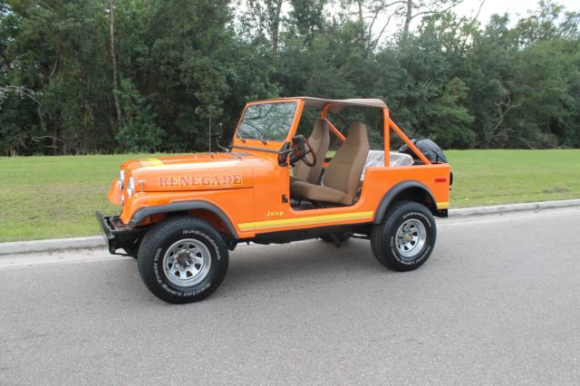 FL JEEP CJ7 RESTORED LOW MILES ORIGINAL 56K MILES RUST FREE STUNNING ALL NEW WOW 1983 Jeep CJ renegade