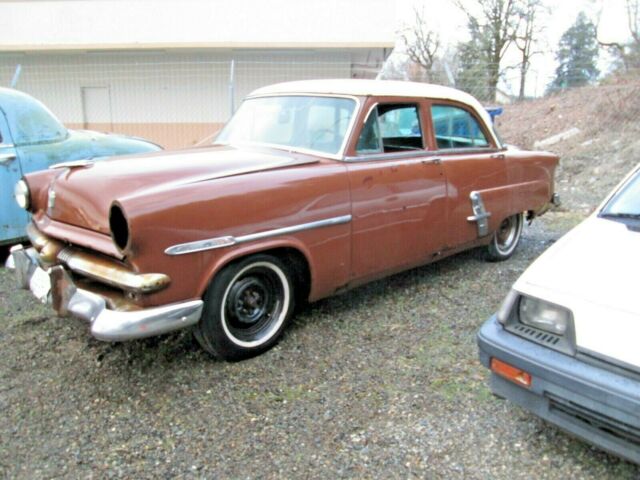 Flat Head V-8 3 Speed W/ Overdrive Not Running Good Parts Car For a Hot Rat Rod 1953 Ford Customline