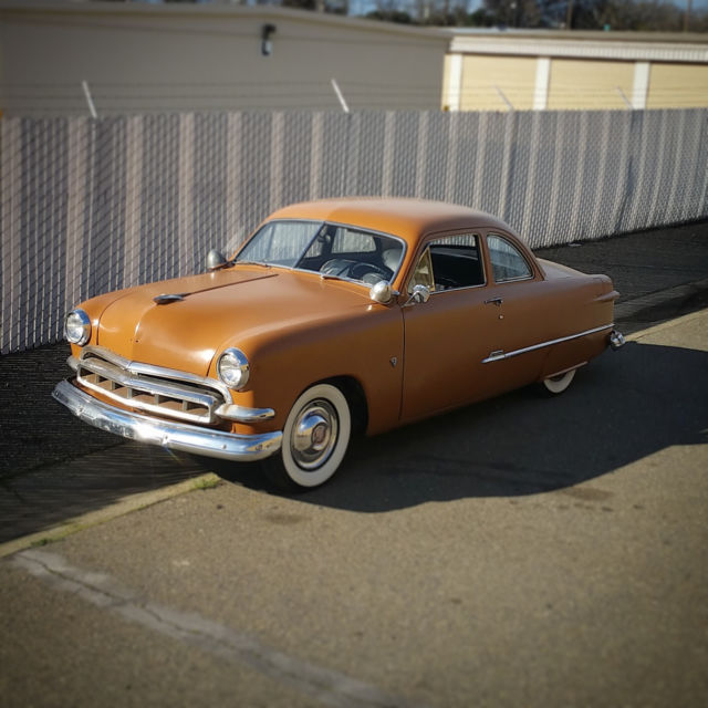 FLATHEAD BUSINESS COUPE MILD CUSTOM RAT HOT ROD 49 50 LEAD SLED KUSTOM VTG OLD 1951 Ford BUSINESS COUPE CUSTOM