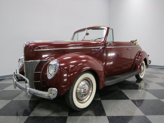 FLATHEAD V8, ALL ORIGINAL CAR, LIGHTLY RESTORED BUT MOSTLY UNTOUCHED, DROP TOP 1940 Ford Deluxe