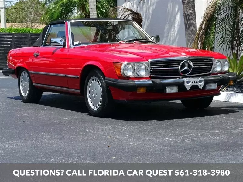 FLORIDA 1-OWNER 1989 560 SL-ONLY 30K MILES-2-TOPS-BEST COLOR COMBO-NONE NICER 1989 Mercedes-Benz 500-Series 560 SL