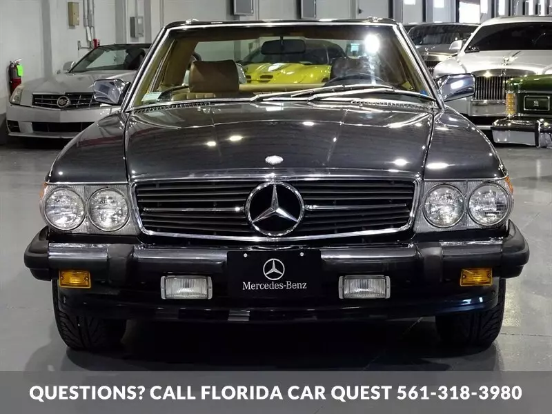 FLORIDA CLEAN 1987 560 SL-ONLY 56K MILES-2-TOPS-RECENT SERVICE-NONE NICER 1987 Mercedes-Benz 500-Series 560 SL