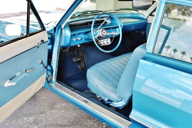 1964 Chevrolet Biscayne Hardtop Fully Restored 348 V8 Tri-Power Beautiful - photo 5