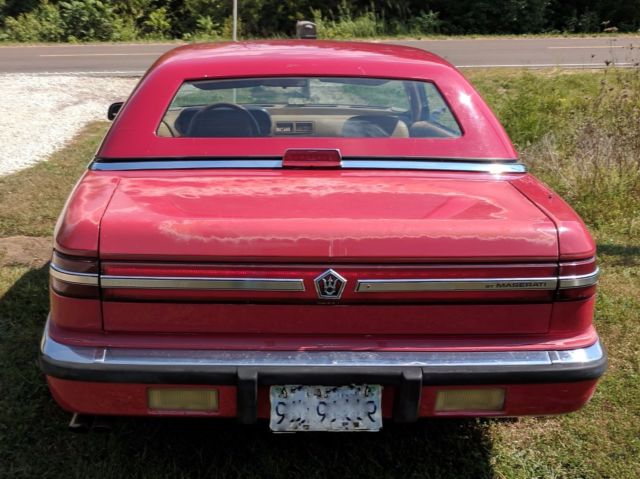 1990 Chrysler TC Maserati - photo 5