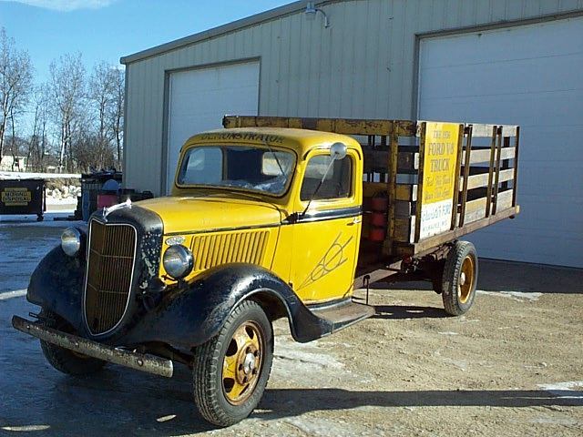 FORD 1936 RARE FACTORY DEMONSTRATOR TRUCK 1936 Ford F-550 1 1/2 TON